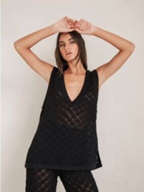 Sabo Polo Top Crochet NWT Size 2